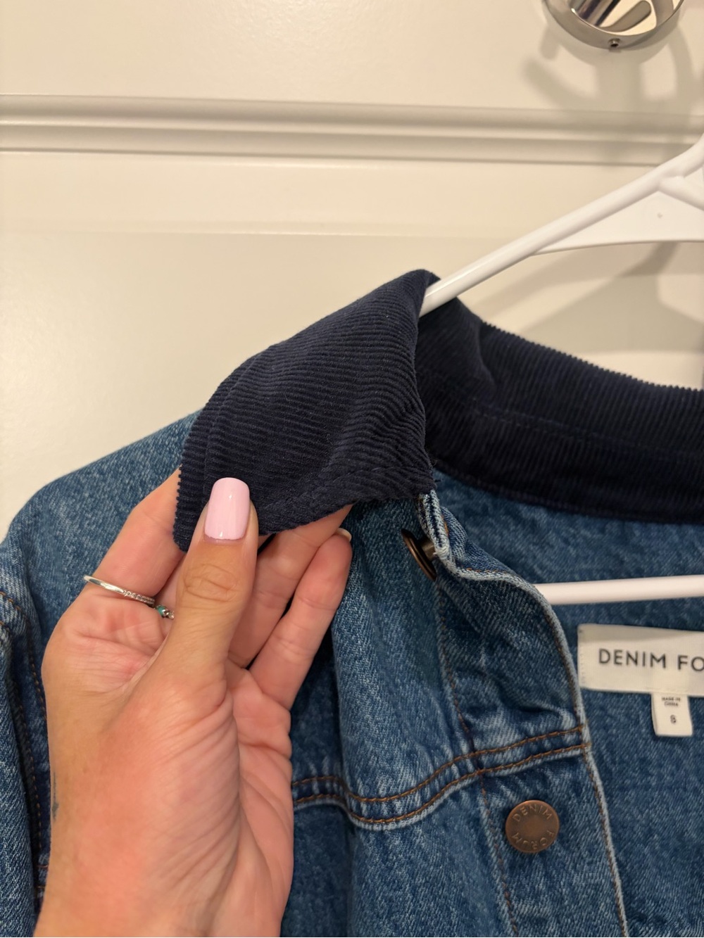 Aritzia Blue Denim Jean Jacket - Picture 2 of 4